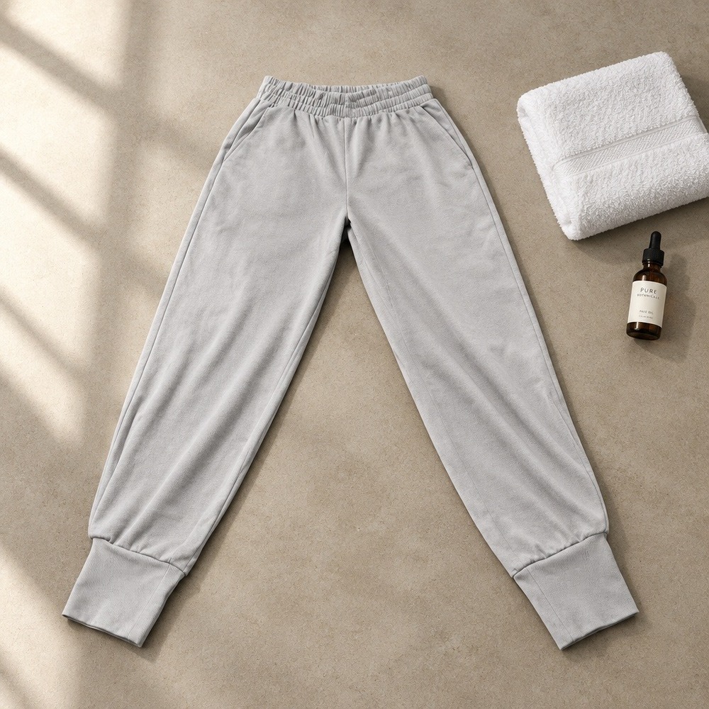 Yogalicious Lux Manhattan Chic Jogger Heather W XS Light Gray Athletic Pants - Picture 7 of 7